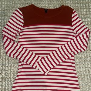 J. Crew Striped Color-block Long Sleeve